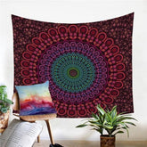 Izara Tibetan Mandala Tapestry My Wall Clock